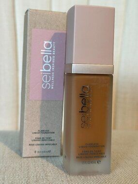 500 W sei bella FLAWLESS LIQUID FOUNDATION 1.35 fl oz Melaleuca beauty seibella